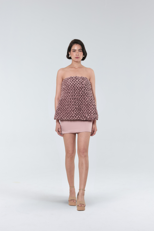 Lucie Textured Mini Dress