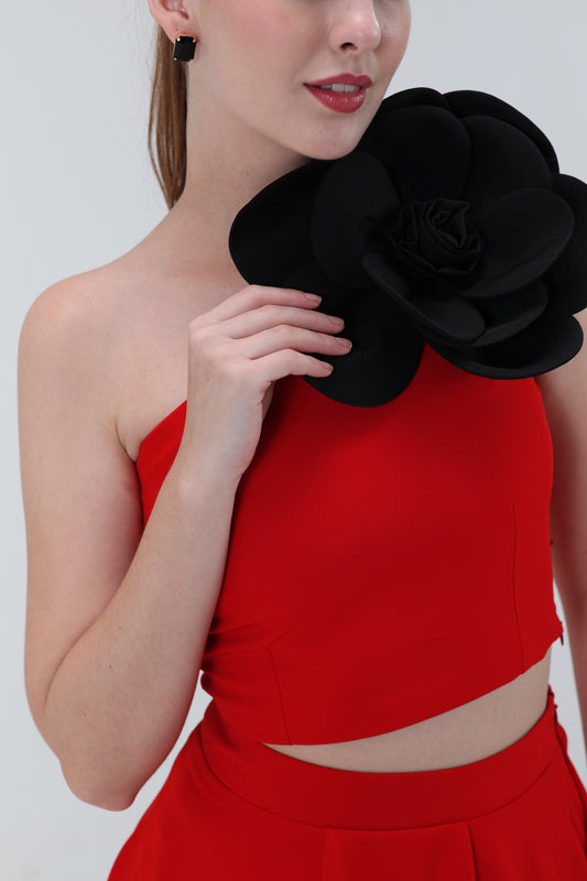 Andrea Flower Top