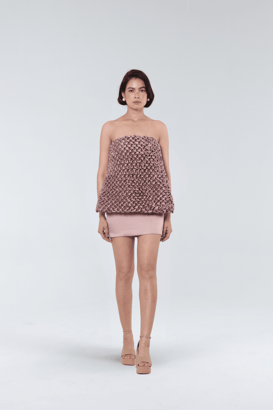 Lucie Textured Mini Dress - Xaya