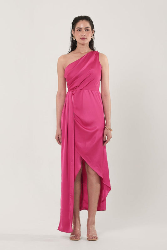 Prudence Midi With Chain Detailing Midi Dress - Xaya