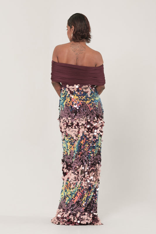 Aurora Mermaid Maxi Dress