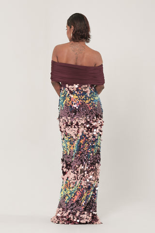 Aurora Mermaid Maxi Dress