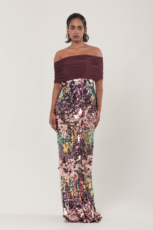 Aurora Mermaid Maxi Dress