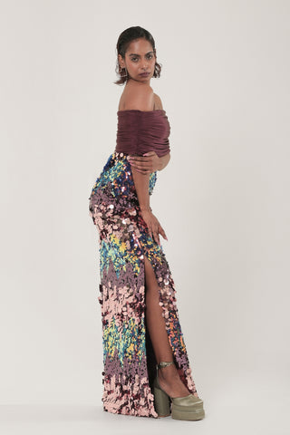 Aurora Mermaid Maxi Dress
