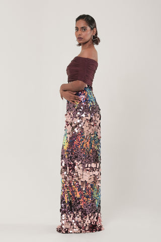 Aurora Mermaid Maxi Dress