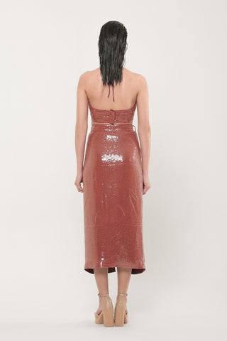 Coco Sequins Midi Skirt