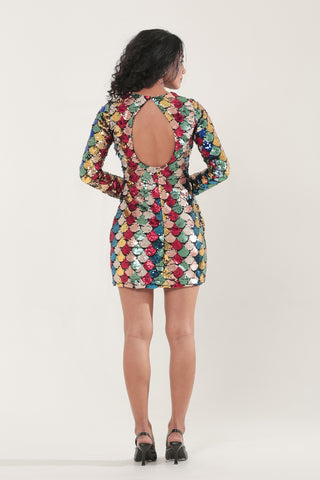 Luce Shell Mini Dress