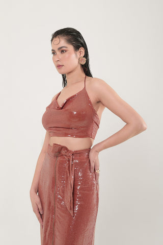 Coco Sequins Midi Skirt