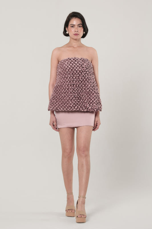 Lucie Textured Mini Dress