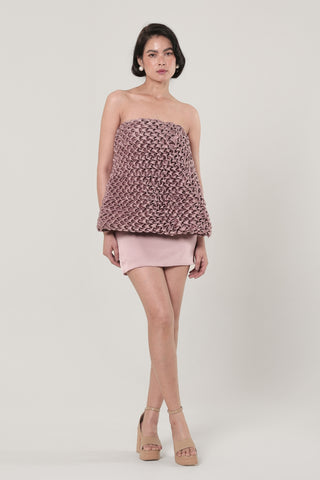 Lucie Textured Mini Dress