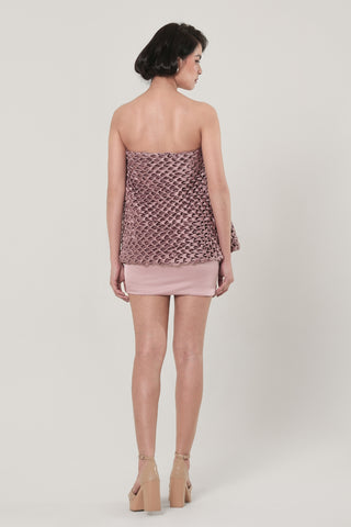 Lucie Textured Mini Dress