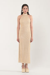 Madeleine Gold Midi Dress