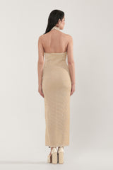 Madeleine Gold Midi Dress