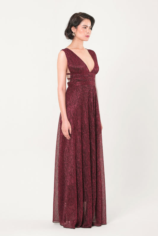 Victoire Flared Maxi Dress