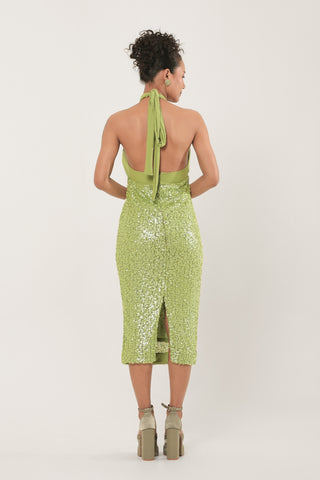 Eloise Sequins Midi Dress