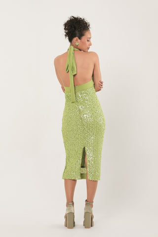 Eloise Sequins Midi Dress