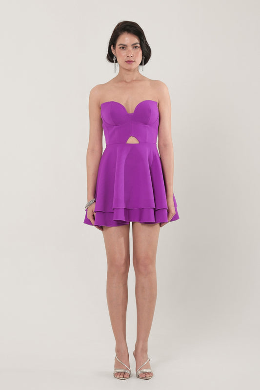 Rebecca Corset Flared Dress