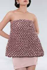 Lucie Textured Mini Dress