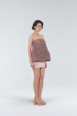 Lucie Textured Mini Dress