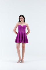 Rebecca Corset Flared Dress