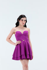 Rebecca Corset Flared Dress