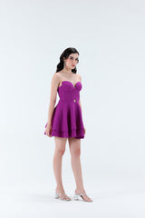 Rebecca Corset Flared Dress