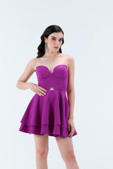 Rebecca Corset Flared Dress