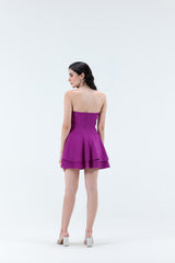 Rebecca Corset Flared Dress