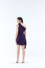 Helene Ruffle Mini Dress