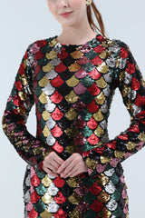 Luce Shell Mini Dress