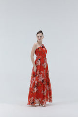 Naila One Shoulder Maxi Dress