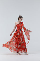 Naila One Shoulder Maxi Dress