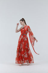 Naila One Shoulder Maxi Dress