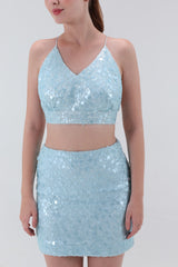Tiara Sequence Skirt and top