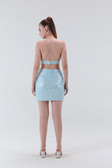 Tiara Sequence Skirt and top