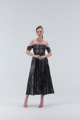 Heidi Off Shoulder Midi Dress