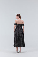 Heidi Off Shoulder Midi Dress