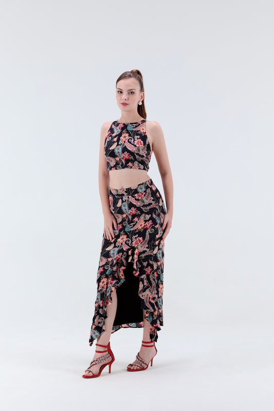 Margot Top & Ruffle Skirt Co-ord Set