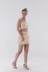 Evianna Crop Top & Mini Skirt
