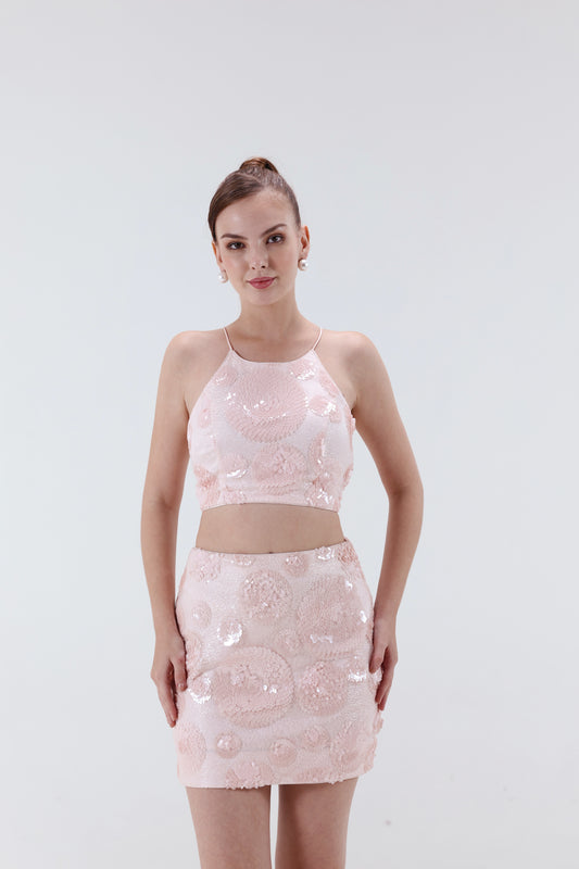 Adela Crop Top & Midi Skirt