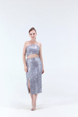Eva Crop Top & Midi Skirt