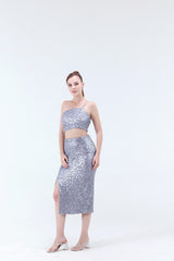 Eva Crop Top & Midi Skirt