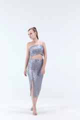 Eva Crop Top & Midi Skirt