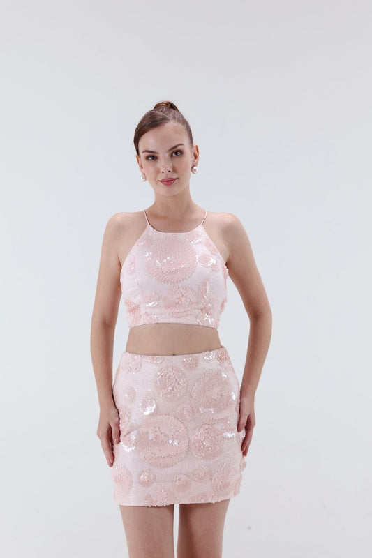 Adela Crop Top & Mini Skirt - Xaya