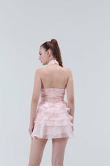 Amor Mini Floral Sequence Dress - Xaya