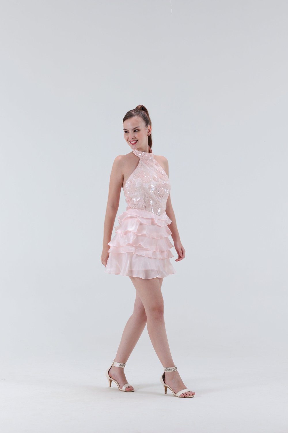 Amor Mini Floral Sequence Dress - Xaya