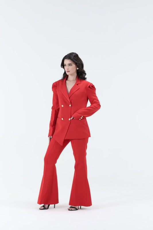 Andrea Rose Blazer & Bell Bottom Co-ord Set - Xaya