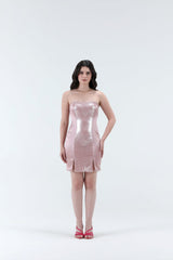 Astrid Sequins Mini Dress - Xaya