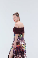 Aurora Mermaid Maxi Dress - Xaya