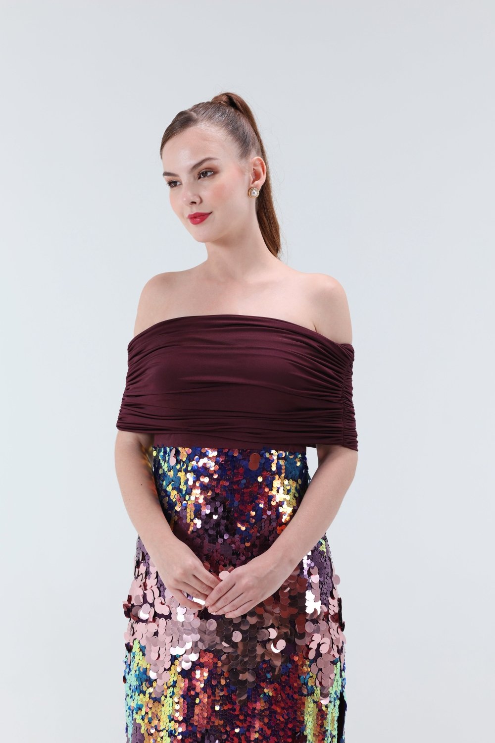 Aurora Mermaid Maxi Dress - Xaya